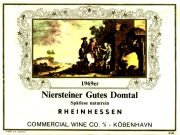 Commercial Wine_Niersteiner  gutes Domthal_naturrein 1969